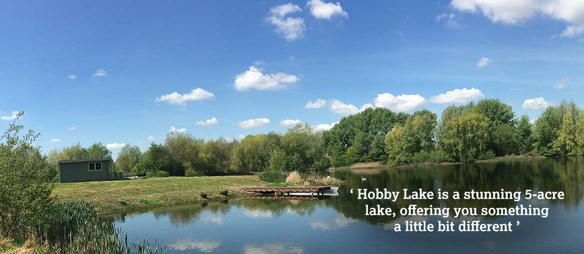 Hobby Lake at the Sportfish Game Fishing Centre, Reading