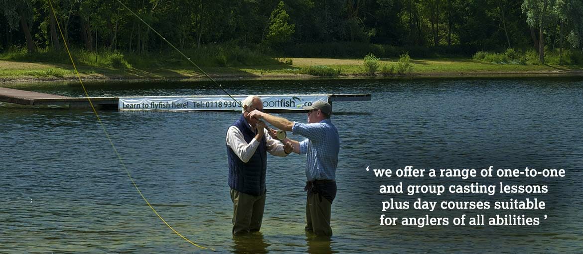 Tuition at the Sportfish Game Fishing Centre